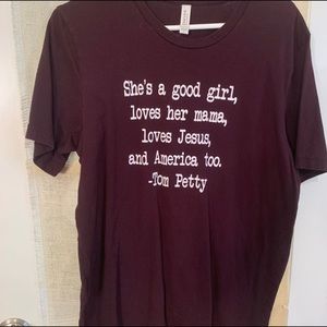 “She’s a good girl.” -Tom Petty Short Sleeve Tee